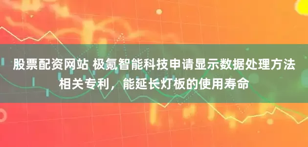 股票配资网站 极氪智能科技申请显示数据处理方法相关专利，能延长灯板的使用寿命